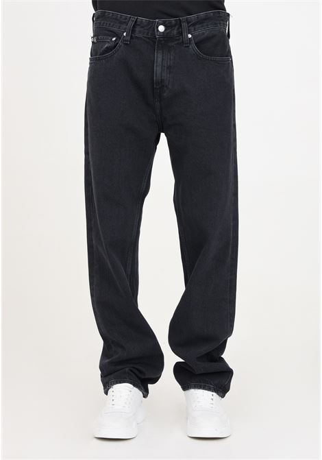 90'S Straight jeans in black denim for men CALVIN KLEIN JEANS | J30J3257221BY1BY